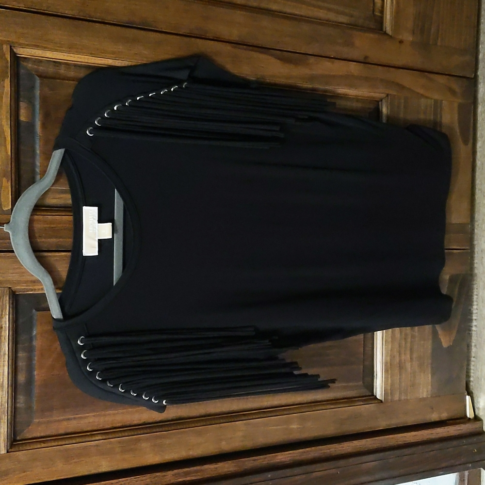 Michael kors fringe detail t shirt